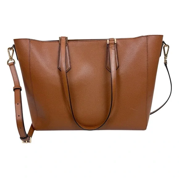 Michael Kors Kimberly Large 3-in-1 Tote Bag Brown Leather